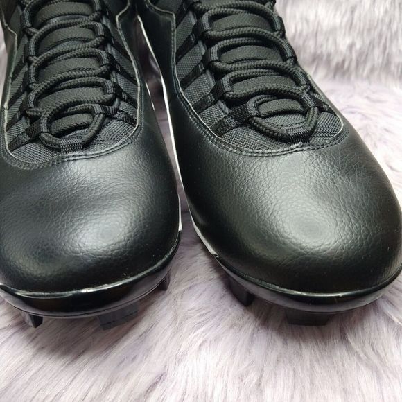 Air Jordan 10 MCS Panda Black Baseball Cleats Mens Size 15 NWOT CQ9532-001 main image 8